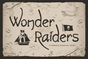 Wonder Raiders – Pirate Display Font