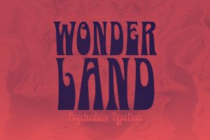 Wonderland – Psychedelic Typeface