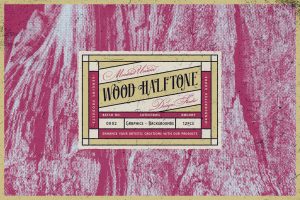 Wood Halftone Textures Batch No 02