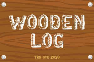 Wooden Log – Kids Font