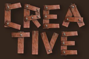 Wooden Planks – 3D Color SVG Font