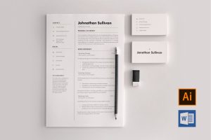 Word CV and Business Card – Personal ID