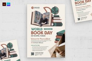 World Book Day Flyer Template
