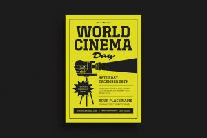World Cinema Day Event Flyer