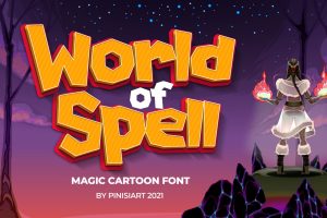 World of Spell – Cartoon Font