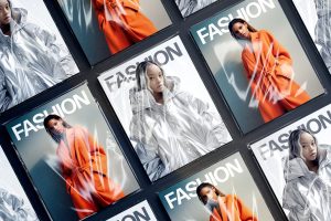 Wrapped Magazine Mockup
