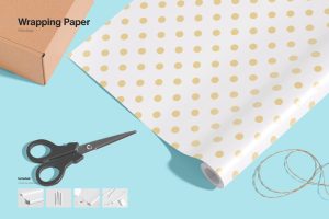 Wrapping Paper Mockup