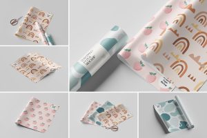 Wrapping Paper Mockup
