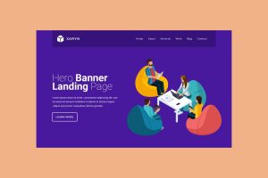 Xaryn – Hero Banner Template