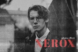 Xerox Photo Copy Scan Effect
