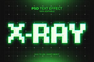 Xray CRT Green Text Effect