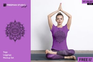 Yoga Leggings Mock-Up Set