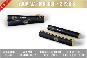 Yoga Mat Cover Mockup