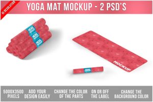Yoga Mat Mockup