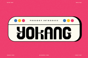 Yokang – Groovy & Funky Font