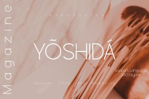Yoshida Magazine Font