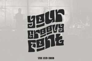 Your Groovy Font – Retro psychedelic 70s font
