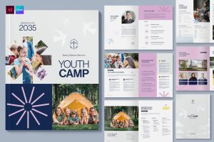 Youth Camp Brochure Template