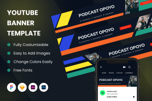 Youtube Banner Template