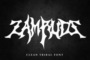 Zamruds – Tribal Font