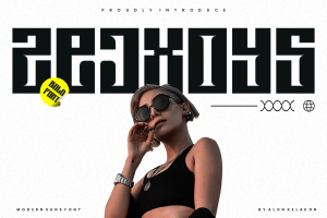 Zejxoys – Modern Sans & Bold Font