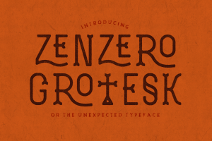 Zenzero Grotesk Typeface
