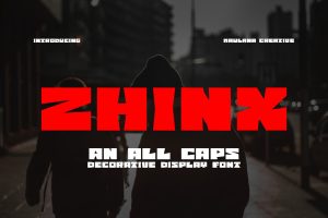 Zhinx Decorative Display Font