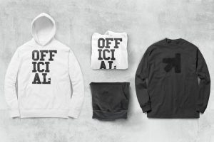 Zip Up Hoodie Tee Collection Mockup