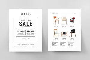 The Clearance Sale Flyer