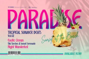 The Flemingos – Tropical Summer Font