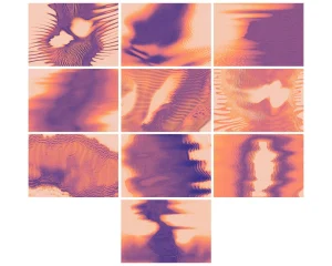 Thermal Halftone Backgrounds