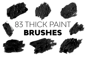 Thick Paint Brushes