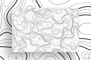 Topographic Map Seamless Patterns