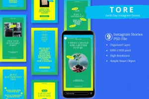 Tore – Earth Day Celebration Instagram & Canva