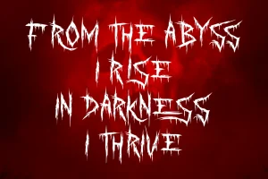 Torn Flesh – Scary Horror Font