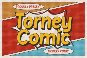 Torney Comic – A Modern Comic Font
