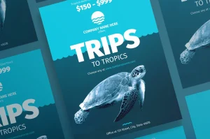 Travel Agency Flyer and Poster Template