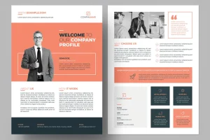 Trifold Brochure, Ebook Company Profile & Flyer