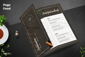 Trifold Restaurant Menu
