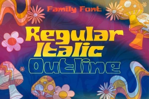 Trippy Trip – Psychedelic Font