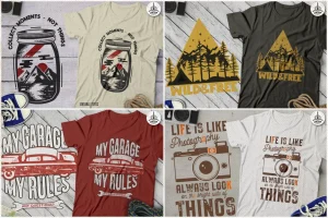 T-Shirt Designs Retro Collection. Part 2