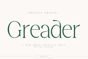 Unique Display Font