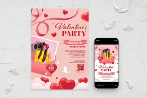 Valentine’s day Flyer Template
