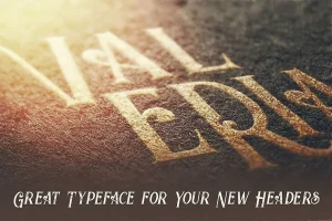 Valeria – Display Font