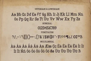 Valioty – Classic Typewriter Font