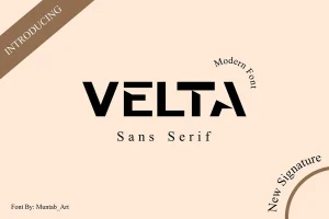 Velta | Modern Font
