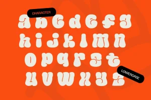 VibeBub – Bubble Graffiti Font