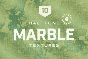 Vintage Halftone Marble Textures