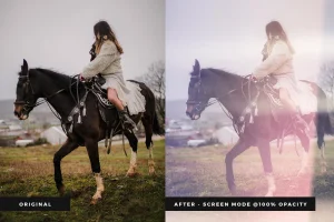Vintage Light Leak Overlays