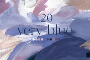 Violet blue abstract acrylic textures bright